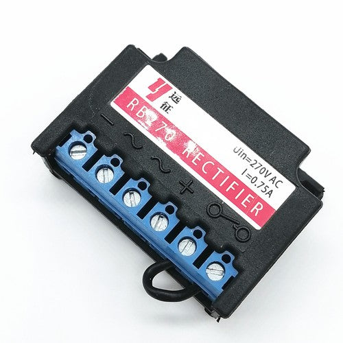 RB270 270V-0.75A (six-terminal) Motor Brake Rectifier YEJ Motor Brake Rectifier