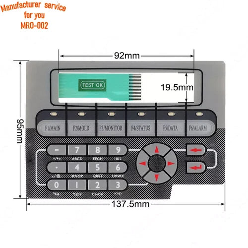 1PC   for   E1012 Type 06870 Switch Keyboard  E1012 Membrane Keypad