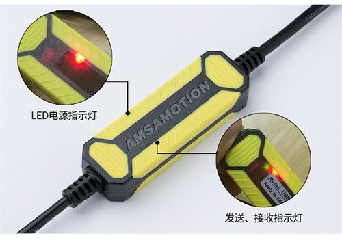 Suitable for Mitsubishi Plc Programming Cable FX3U/1N/2N/1S Series USB-SC09-FX
