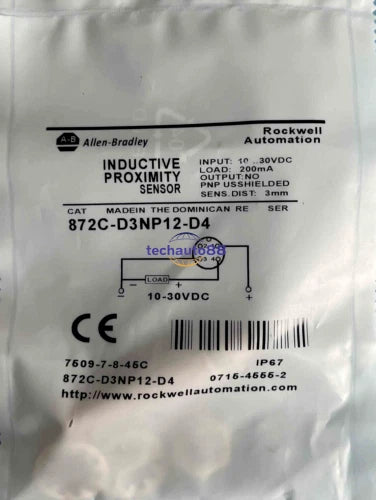 Allen Bradley 872C-D3NP12-D4 Proximity Switch #P