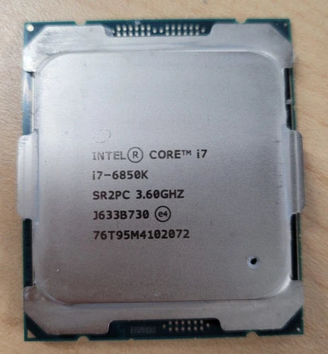 Intel Core i7-6850K 6-Core 3.6 GHz LGA 2011-V3 140W Desktop CPU Processor