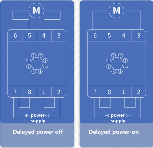 Time delay relay small power-off controller JSZ3A-F 220V 0.25-2min/20min/2h/12h
