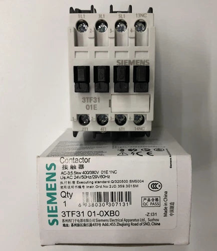 1X  3TF3101-0X 24V 48V 110V 220V 380V 3TF31 AC contactor