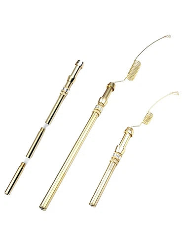 1PC  FIT FOR stainless steel portable short fishing rod FB-2 gold