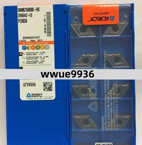 10Pcs/box KORLOY DNMG150608-HS PC9030 DNMG442-HS Turning Blade Carbide Inserts