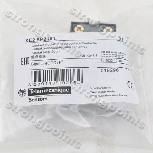 (10PCS) Tele XE2SP2151 1NC+1NO SNAP ACTION SC LIMIT SWITCH CONTACT BLOCK