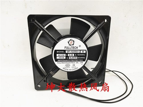 1 PCS FULLTECH Fan UF-122523H 230V 12CM 12025 2 wire axial Fan Aluminum frame