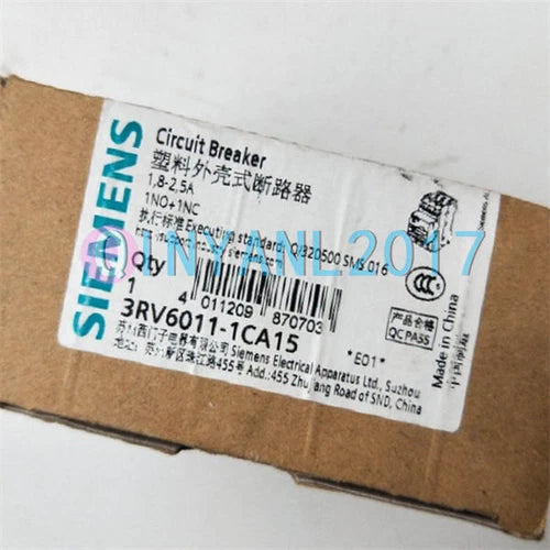 1PCS 3RV6011-1CA15 circuit breaker