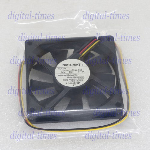 One For Fanuc  3106KL-05W-B59 24V DC 0.16A NMB Cooling Fan Free Shipping