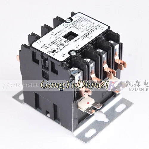 1X Controls UL CSA Four-Pole AC Contactor 24VAC 40A HCC-4XQ04CG