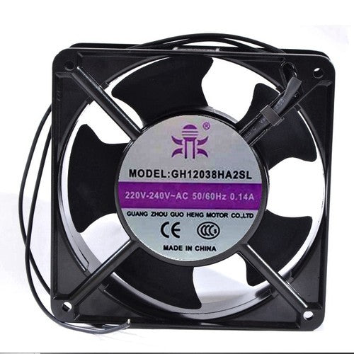 1 PCS Axial flow Fan GH12038HA2SL AC 220V 0.14A 12038 12cm 2 wire Cooling fan