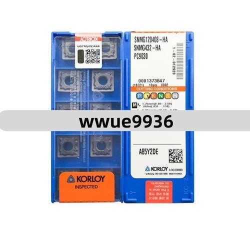 10pcs/Box KORLOY SNMG120408-HA PC9030 SNMG432-HA Carbide Insert Turning Blade