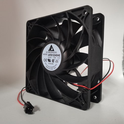 1 PCS Delta Fan AFB1224SHE DC24V 1A 12038 12cm 2 pin high air volume fan