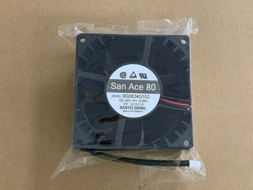 1PC  2-wire high-end inverter fan  8038 8CM 9G0824G102 DC24V 0.56A