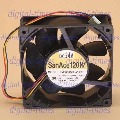 One For SANYO  9WG1224G101 San Ace120W 24V 0.50A cooling fan Free Shipping