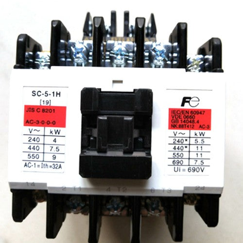 1PC  FOR FUJI AC contactor SC-5-1H AC110V 2a(2NO)/ SC51H AC 110V