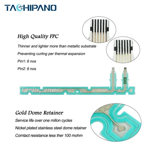 1PC For    Membrane Keypad PNC3-15-FKB V1.0 V1.1 E0241-06X-009 N860-1620-T201/20