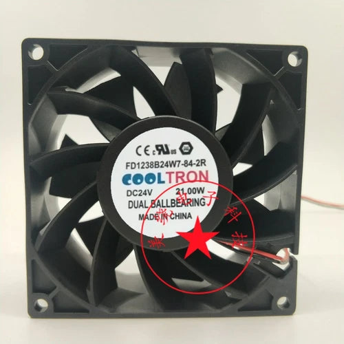 1pcs 12cm DC24V 21.00W cooling fan FD1238B24W7-84-2R