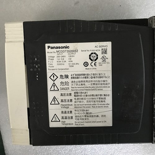 For Panasonic MCDDT3520052  AC Servo Driver Free Shipping