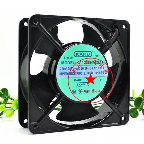 For KA1238HA2SAT cooling fan 220V-240VAC 50/60HZ 0.12/0.11A 120*120*38mm