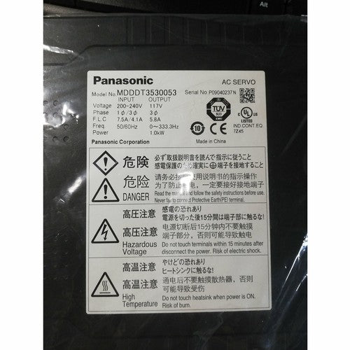 For Panasonic MDDDT3530053  AC Servo Driver Free Shipping