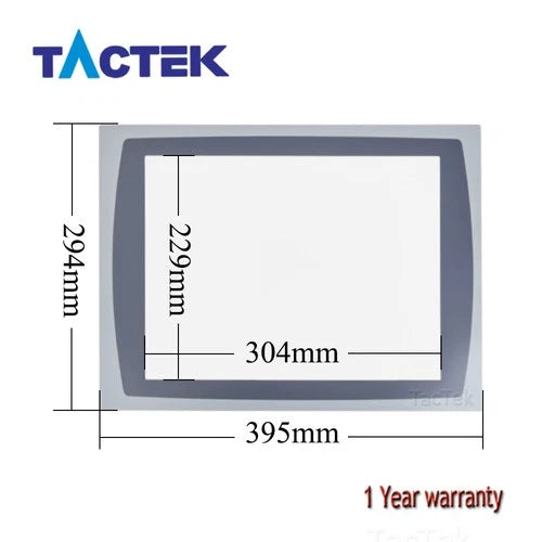 1X  for 2711P-RDT15C 2711P-RDT15C B Glass Panel Digitizer with Foil Touch Screen