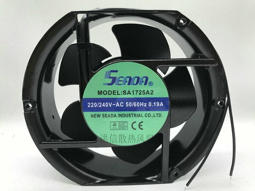 1 PCS SEADA Fan MODEL SA1725A2 AC 220/240V 17250 17CM 2 Wire Aluminum frame