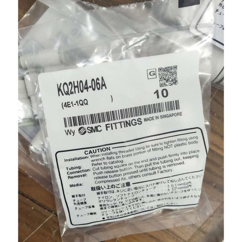 1Bag/10pcs  SMC KQ2H04-06A KQ2H04-06A Fittings Free shipping