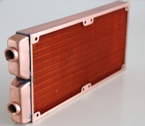 Keruiwo 120MM 240MM 360MM 2*G1/4 all copper water-cooled heat exchanger