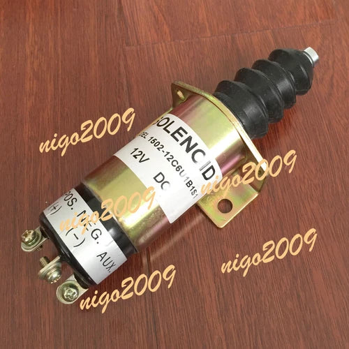 1PC Fit for   4.165 T6.3544 Series Engines 12V 12V 3-terminals Solenoid Valve