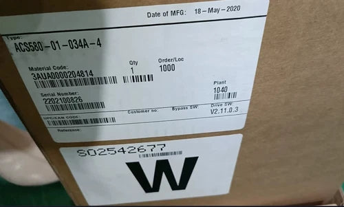 ABB ACS580-01-034A-4 Inverter ACS58001034A4  ping