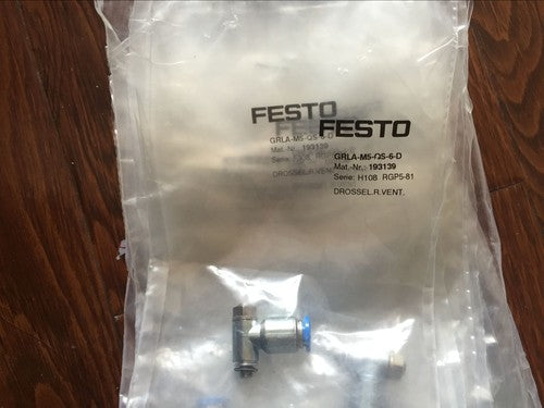 1 pcs  FESTO GRLA-M5-QS-6-D 193139
