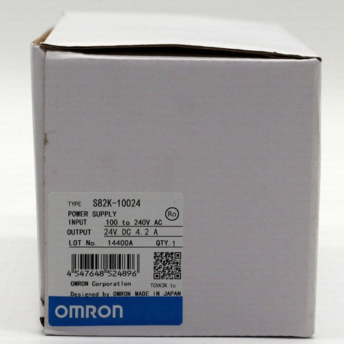 OMRON  Switching Power Supply S82K-10024 4.2A 24VDC free shipping