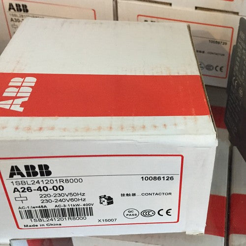 1pc   Abb A26-40-00 220V Contactor in box Free shipping
