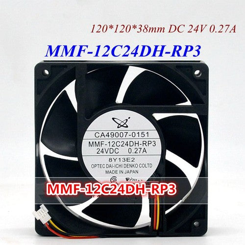 MMF-12C24DH-RP3 DV24V 0.27A 3-wire Mitsubishi inverter cooling fan 12038