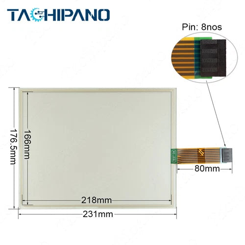 Touch Screen Panel for 2711PRDB10C with Membrane Keypad Keyboard 2711P-RDB10C