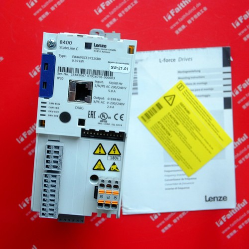 1pcs  LENZE E84AVSCE3712SB0 Frequency Converte Fast Delivery