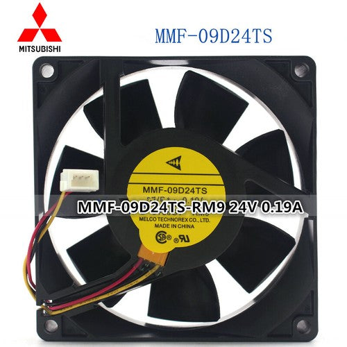 Mitsubishi MMF-09D24TS-RM9 9CM 24V 0.19A 9225 Fuji inverter fan