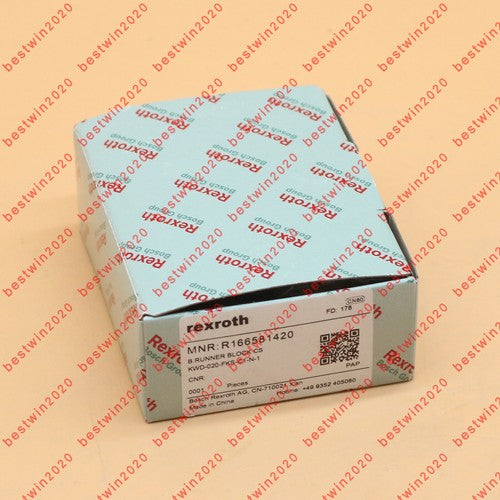 1PC  R166581420 REXROTH RUNNER BLOCK BALL BEARING Fast Delivery