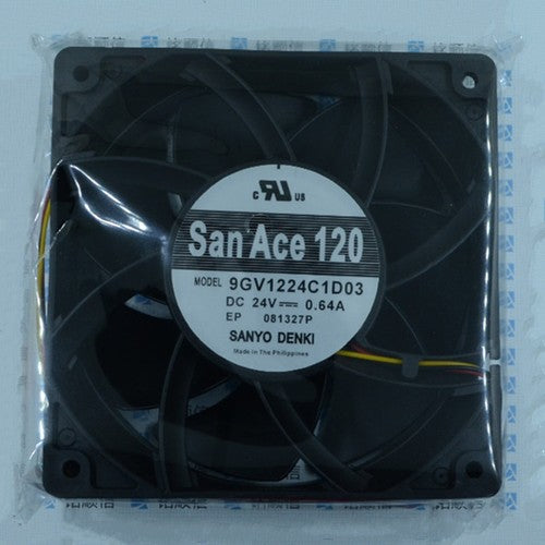 One For SANYO  9GV1224C1D03 DC 24V 0.64A 12cm 3 pin FAN Free Shipping