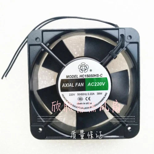 1PC  axial cooling fan  HC15050HS-C 220V 0.22A 38W 15CM 15050