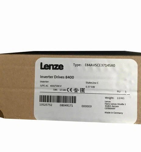 1 PC E84AVSCE3714SX0  LENZE Inverter E84AVSCE3714SX0
