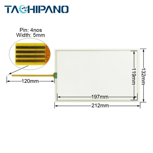1X  Touch Screen Panel Glass for 6AV2 124-0JC01-0AX0 TP900 6AV2124-0JC01-0AX0