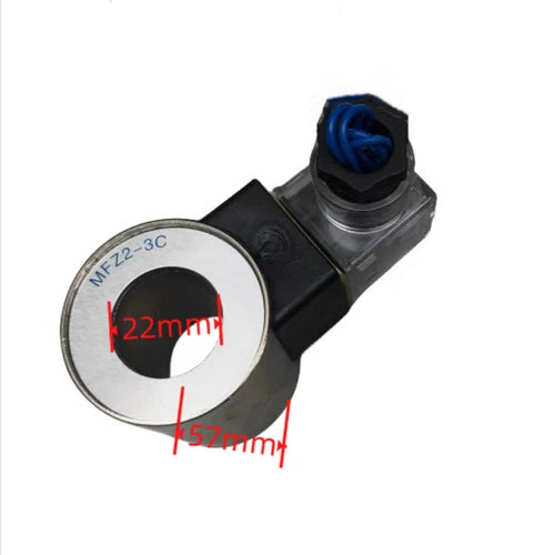3PIN MFB2-3C ID22mm H57mm DC24V AC220V AC110V 23QDF6BK Solenoid Ball Valve Coil