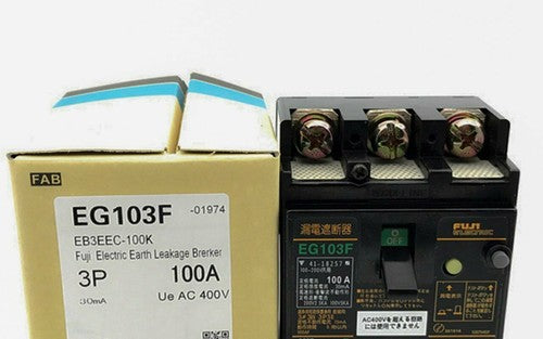 One  Leakage Circuit Breaker For FUJI EG103F 3P 100A Free Shipping