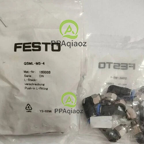 10PC  FESTO QSML-M5-4 153333 Push-in Connector Free Shipping