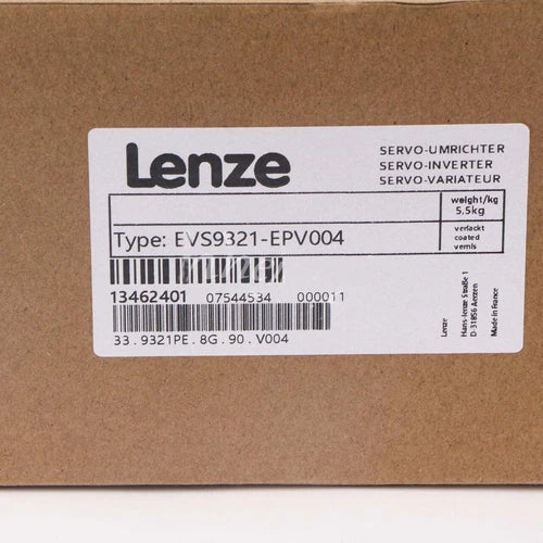 1 PC EVS9321-EPV004  LENZE EVS9321EPV004 SERVO INVERTER Safety Relay Terminal
