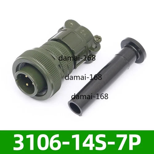 QTY:1 for  3pin Servo Connector Ation Plug MS3106A14S-7S MS3102A14S-7P