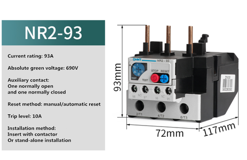 NR2-93 23~32A AC220V thermal protection relay thermal overload relay