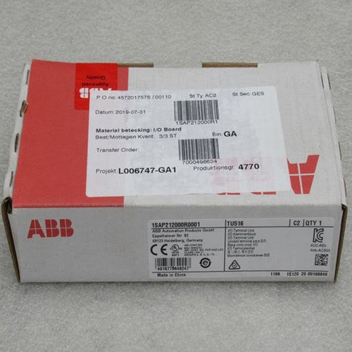 one  abb 1SAP212000R0001 AC500 I/O TU516 Free shipping